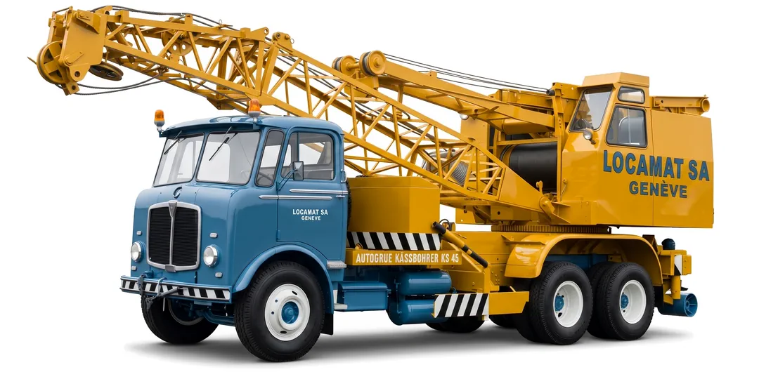 AEC Mammoth Major 6 MkV — грузовик — белый фон