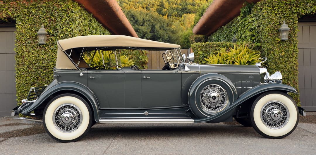 Cadillac V12 370-A All Weather Phaeton by Fleetwood '1931 вид сбоку