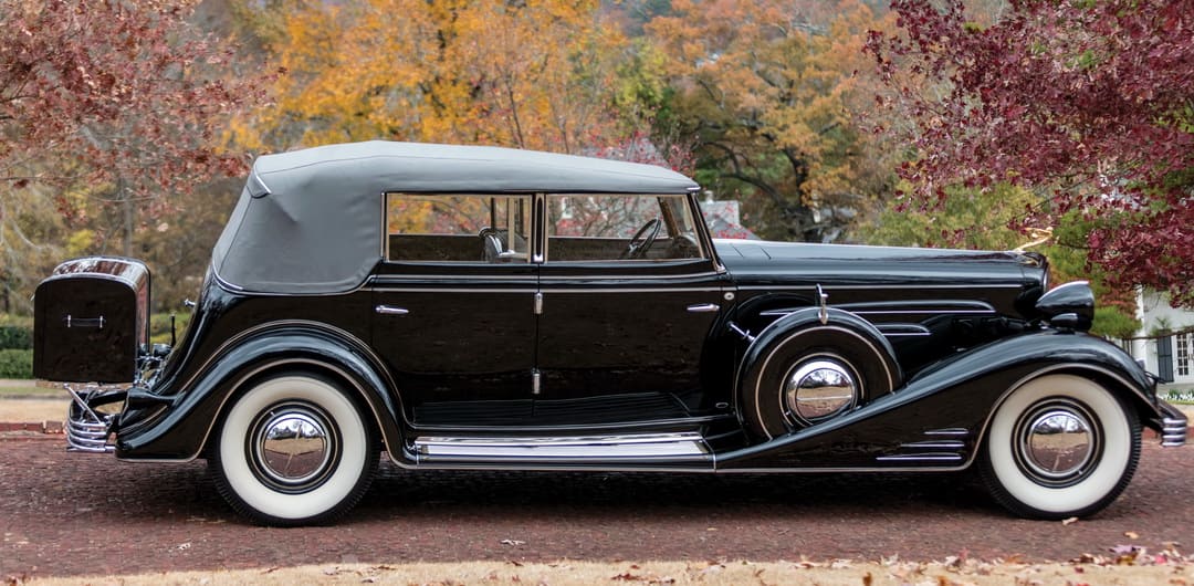 Cadillac V16 452-C Convertible Phaeton by Fleetwood '1933 вид сбоку