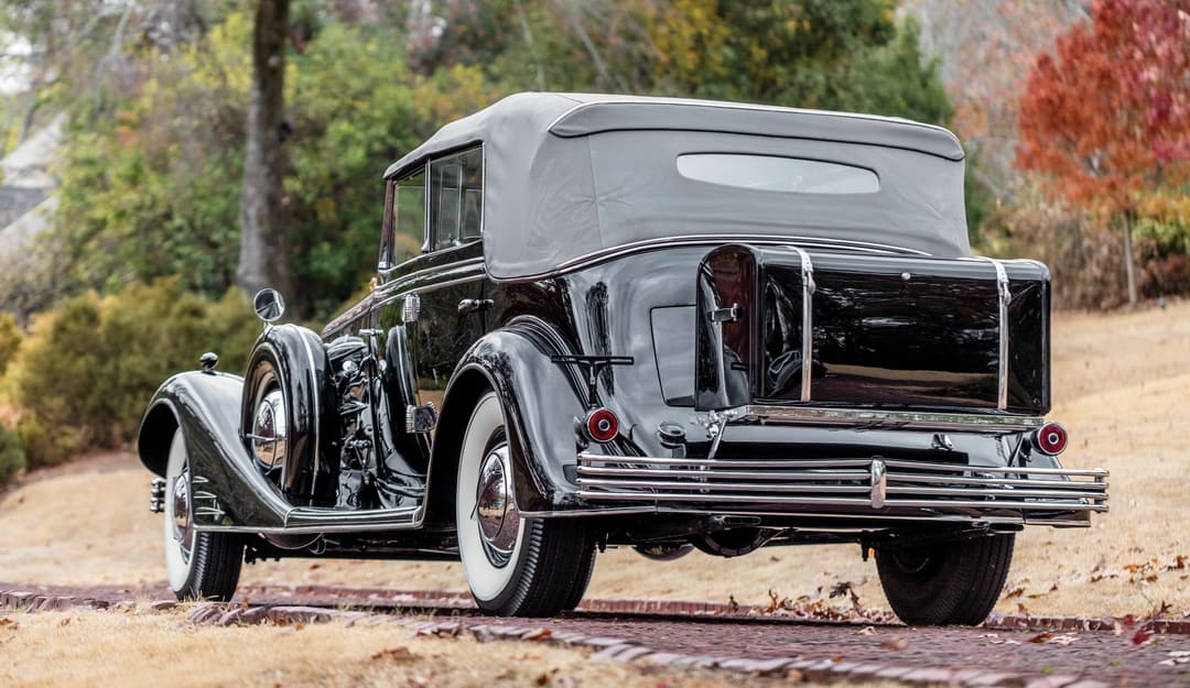Cadillac V16 452-C Convertible Phaeton by Fleetwood '1933 вид сзади