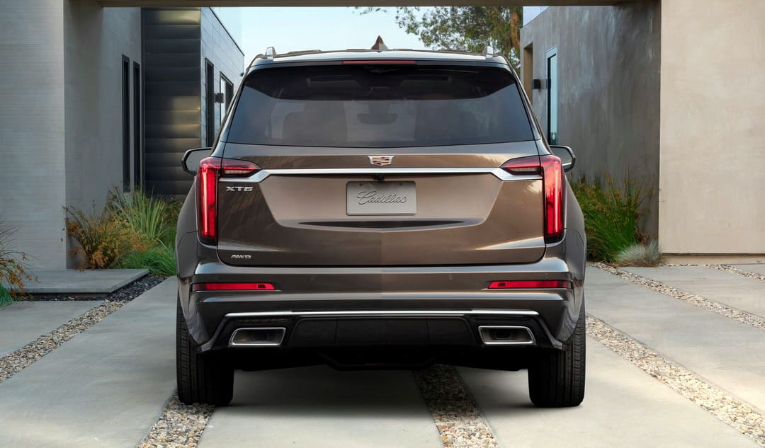 Cadillac XT6 Luxury '2019 вид сзади
