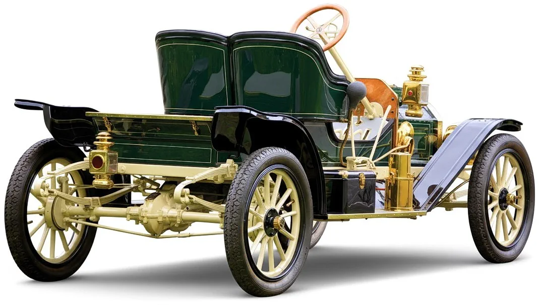 Cameron Model 24 Open-Back Runabout '1911 вид сзади под углом