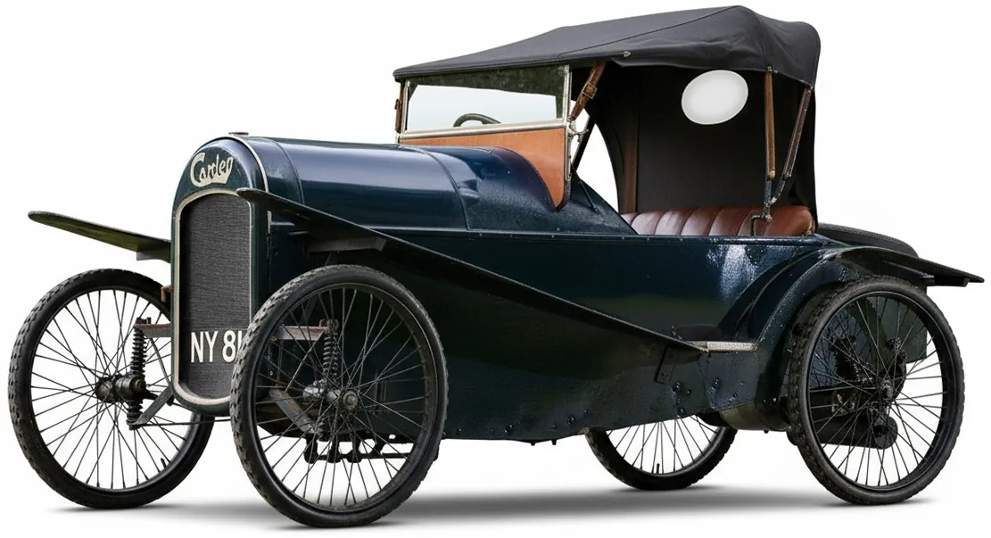 Старинный автомобиль Carden 7 Cyclecar '1921