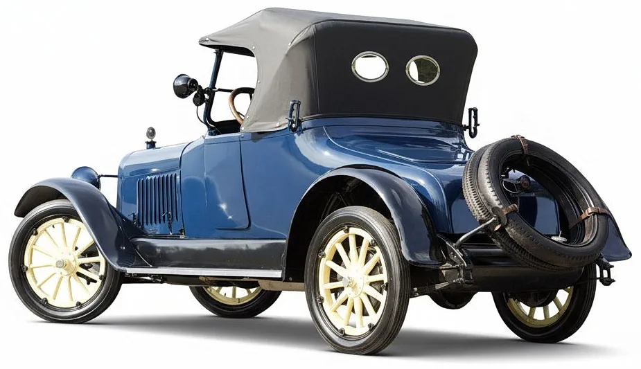 Chalmers Six-30 Roadster '1917 вид сзади под углом