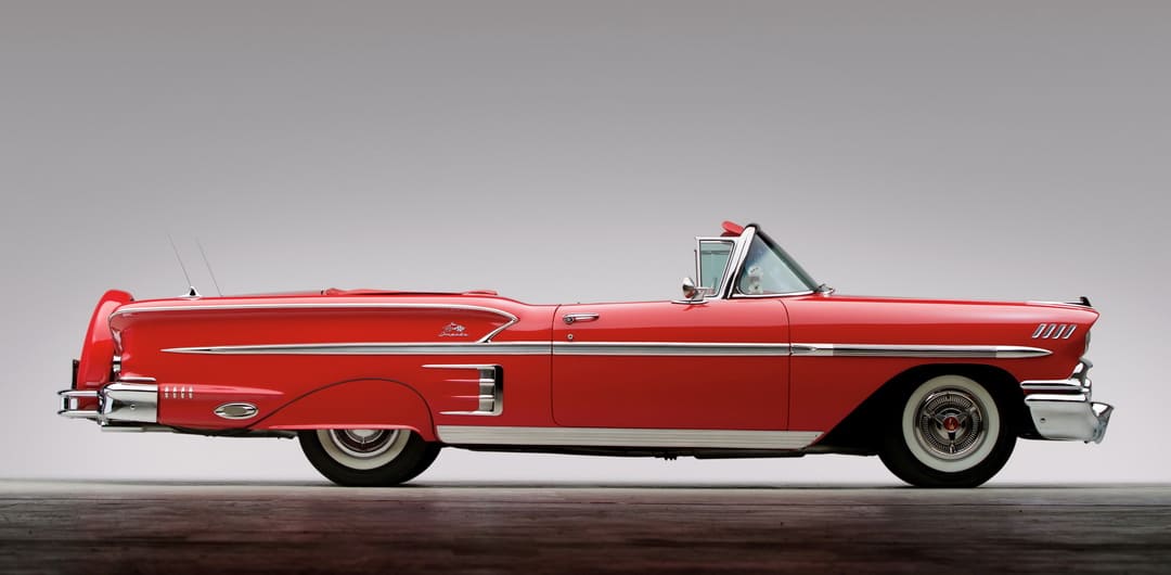 Chevrolet Bel Air Impala Convertible '1958 вид сбоку