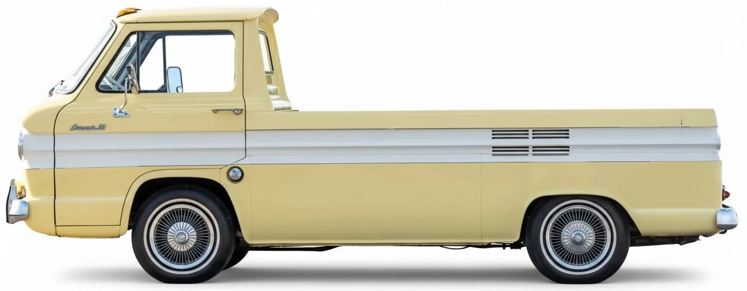 Пикап Chevrolet Corvair 95 Rampside Pickup '1961 года, вид сбоку