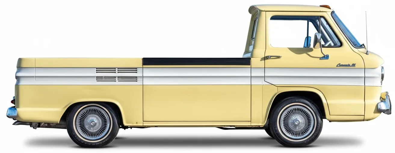 Пикап Chevrolet Corvair 95 Rampside Pickup '1961 года, вид сбоку