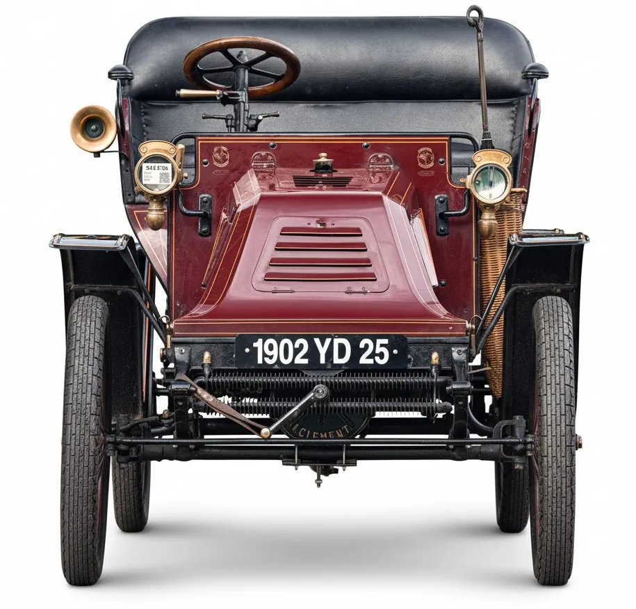 Clément Type B Voiturette '1902 вид спереди