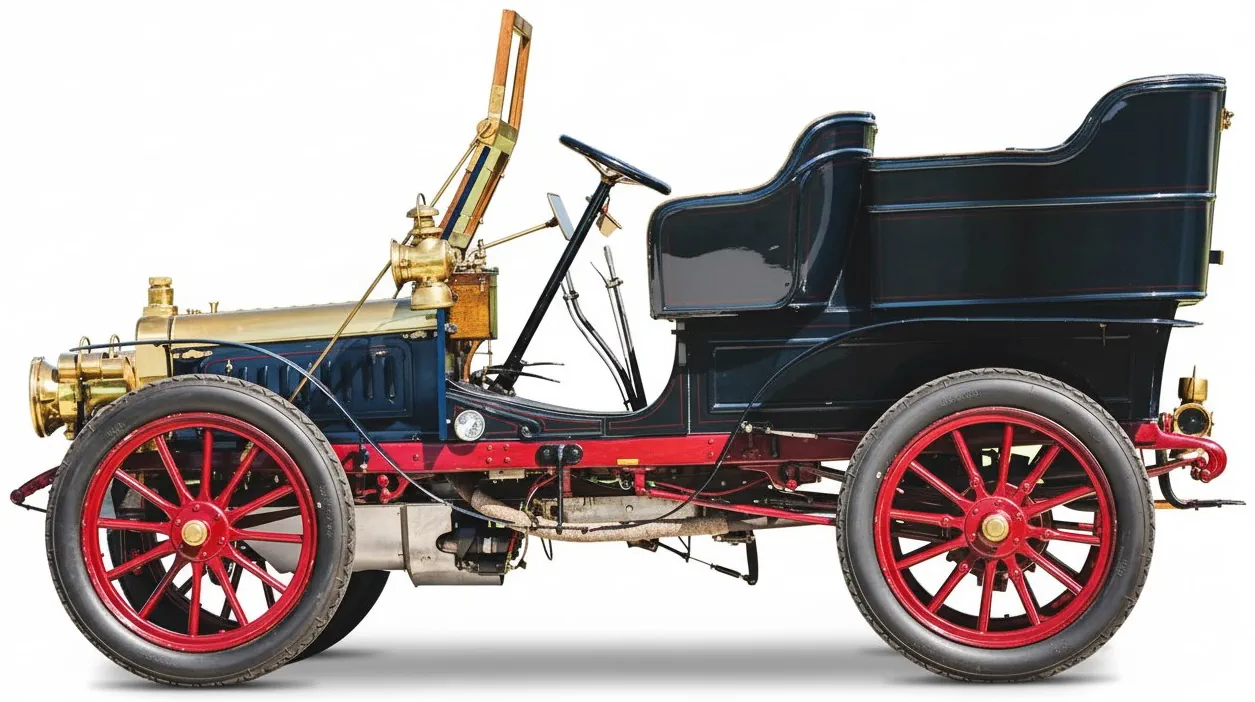 Clément 12/16 HP Rear-Entrance Tonneau '1903 вид сбоку