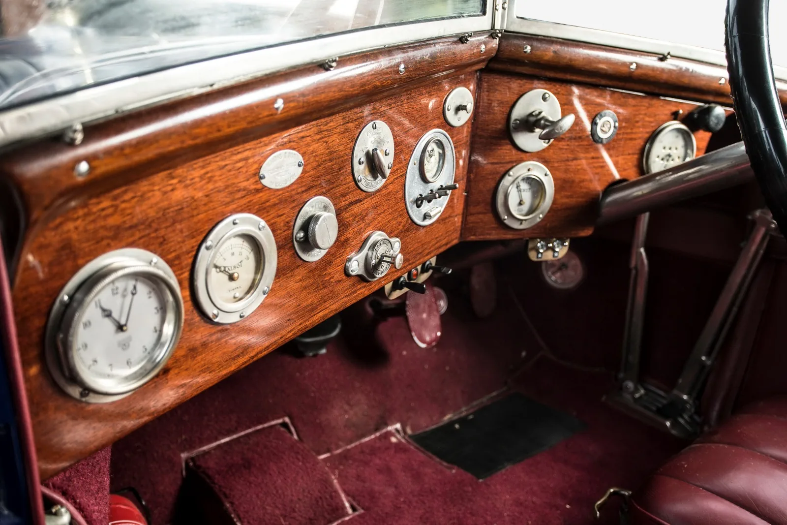Приборная панель Clément-Talbot 25/50 HP 4½-Litre Type 4SW All-Weather Tourer '1919