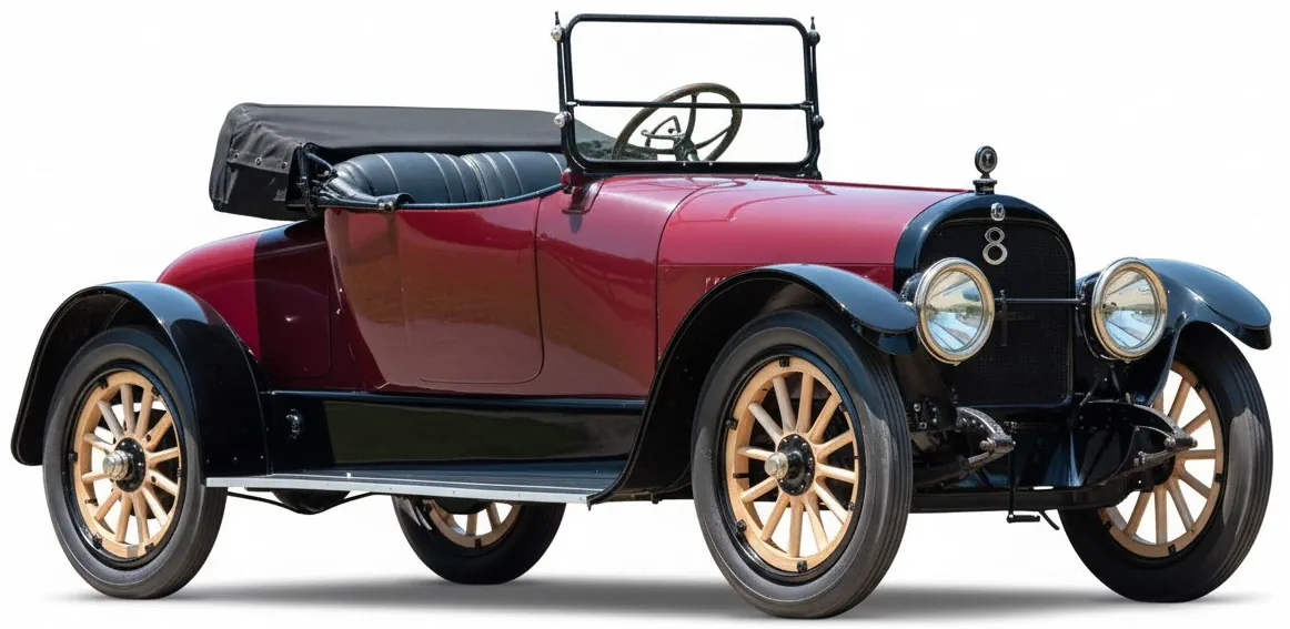 Cole Model 850-J Roadster '1915 вид спереди под углом