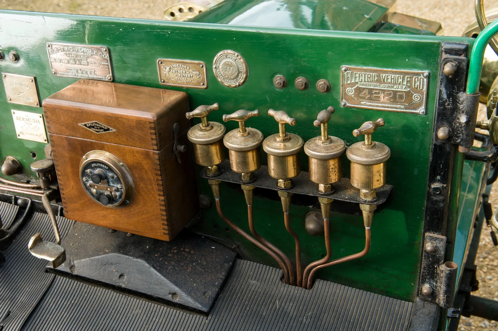 Приборная панель Columbia Mark XLIII Two-Cylinder Rear Entrance Tonneau '1904