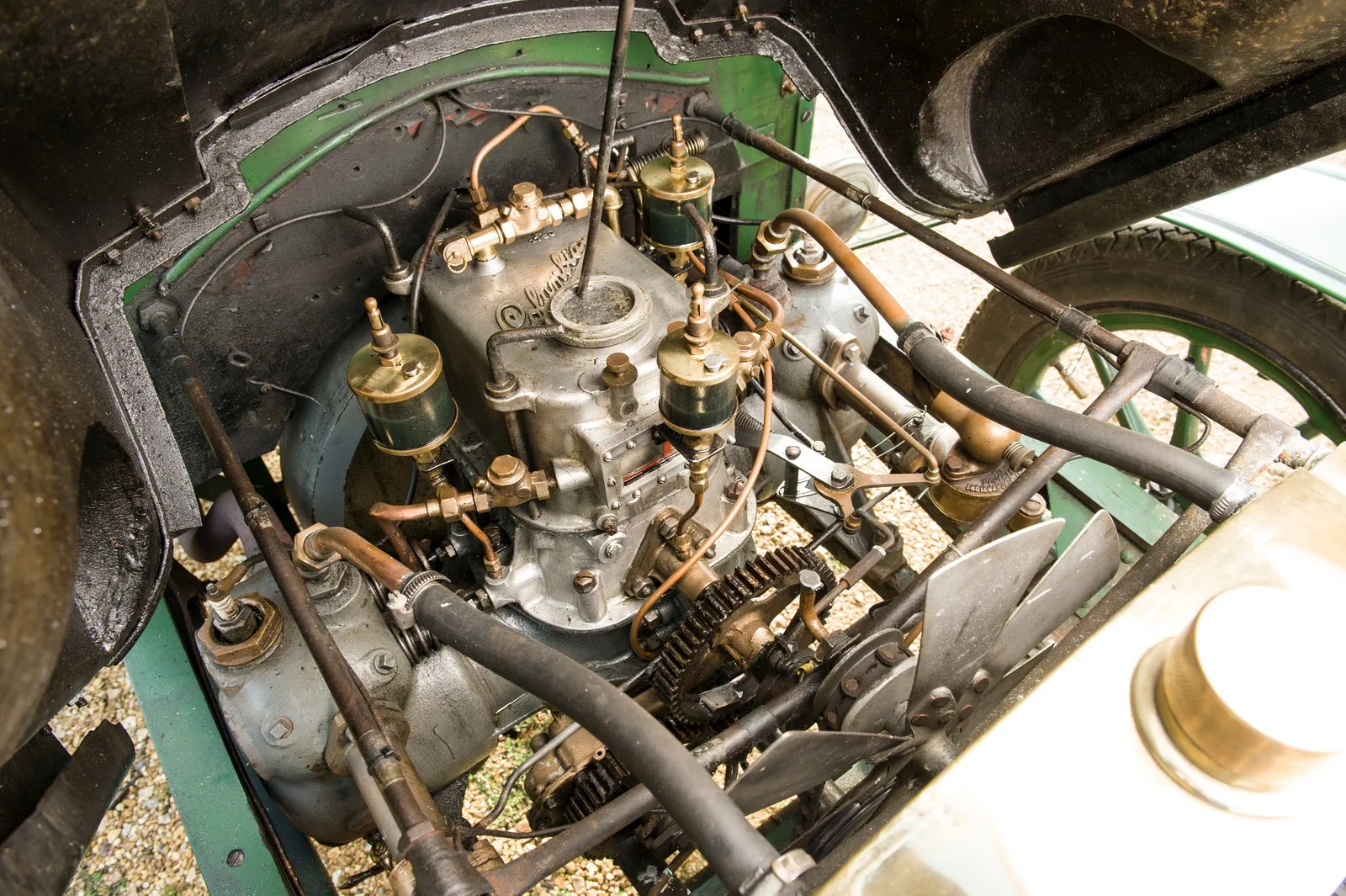 Двигатель Columbia Mark XLIII Two-Cylinder Rear Entrance Tonneau '1904