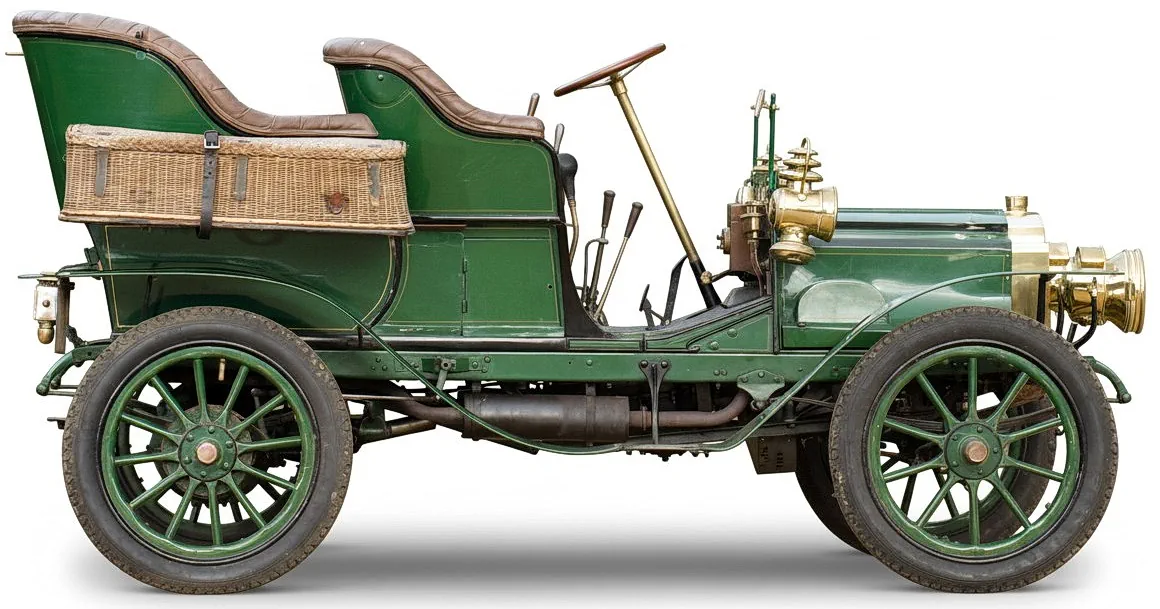 Columbia Mark XLIII Two-Cylinder Rear Entrance Tonneau '1904 вид сбоку