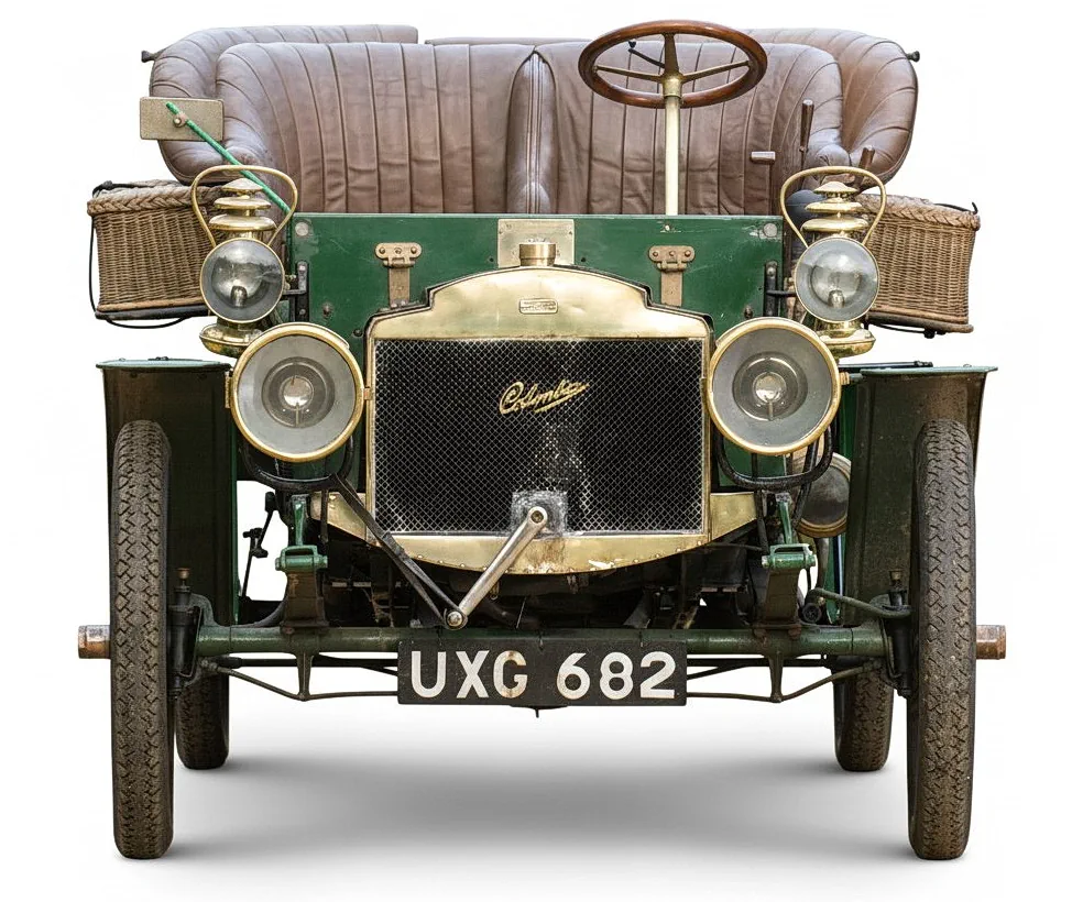 Columbia Mark XLIII Two-Cylinder Rear Entrance Tonneau '1904 вид спереди