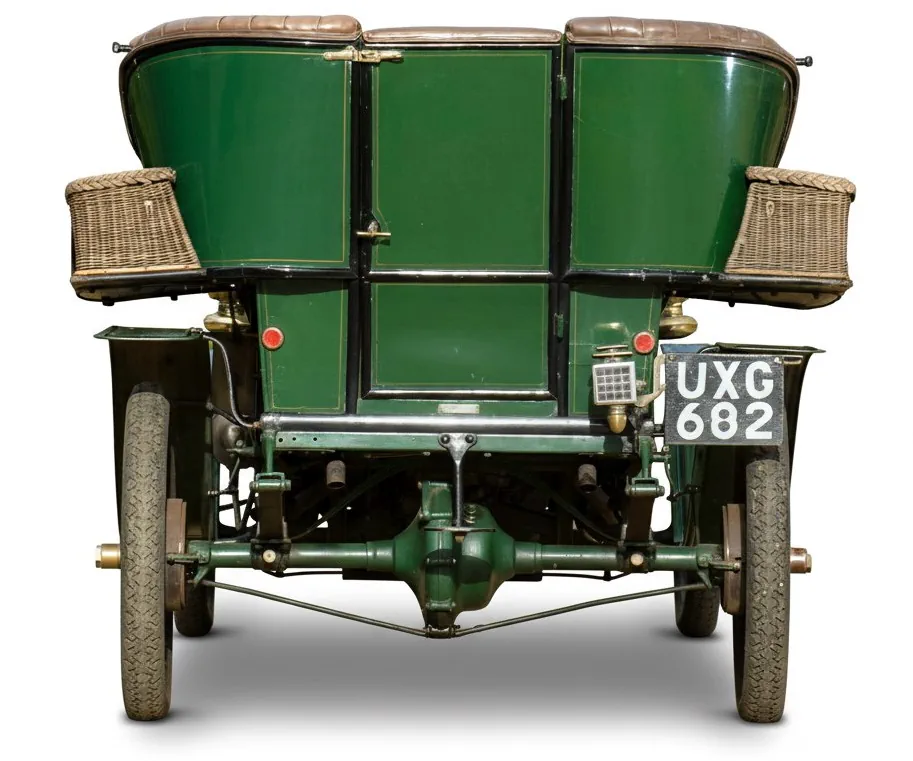 Columbia Mark XLIII Two-Cylinder Rear Entrance Tonneau '1904 вид сзади