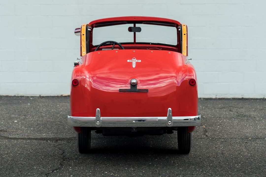 Crosley CD Super 2-door Convertible Sedan '1950-52 вид сзади