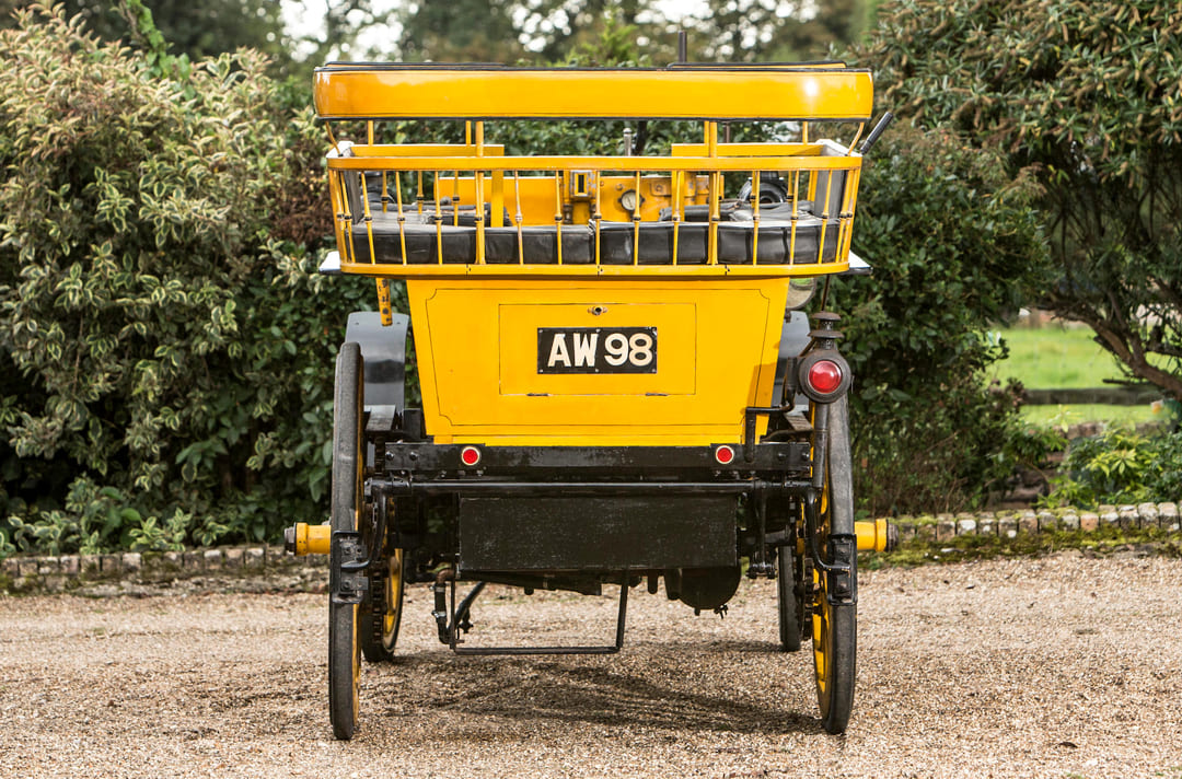 Daimler 6HP Twin-Cylinder Wagonette '1898 вид сзади