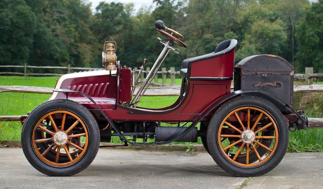 Darracq Model C 6½ HP Two-Seater '1901 вид сбоку