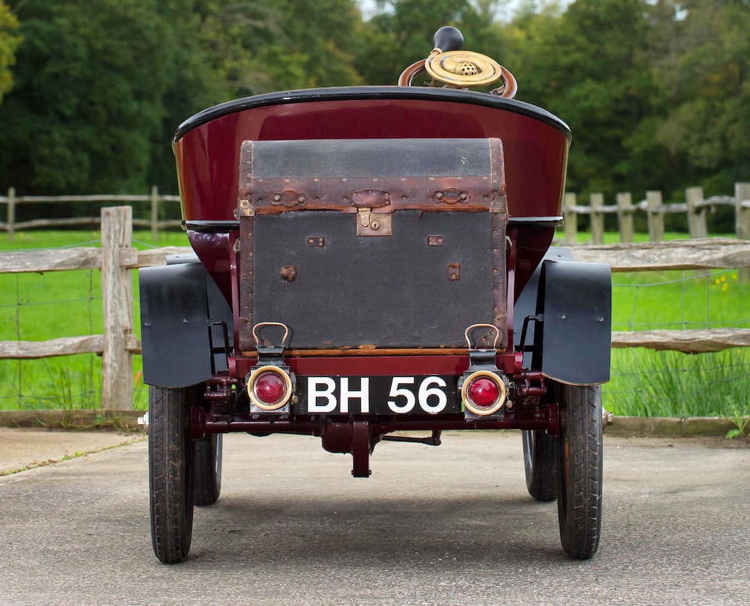 Darracq Model C 6½ HP Two-Seater '1901 вид сзади