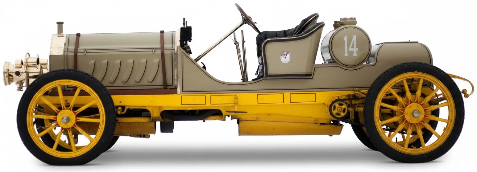 Delaugère & Clayette 24hp Type 4A '1904 вид сбоку