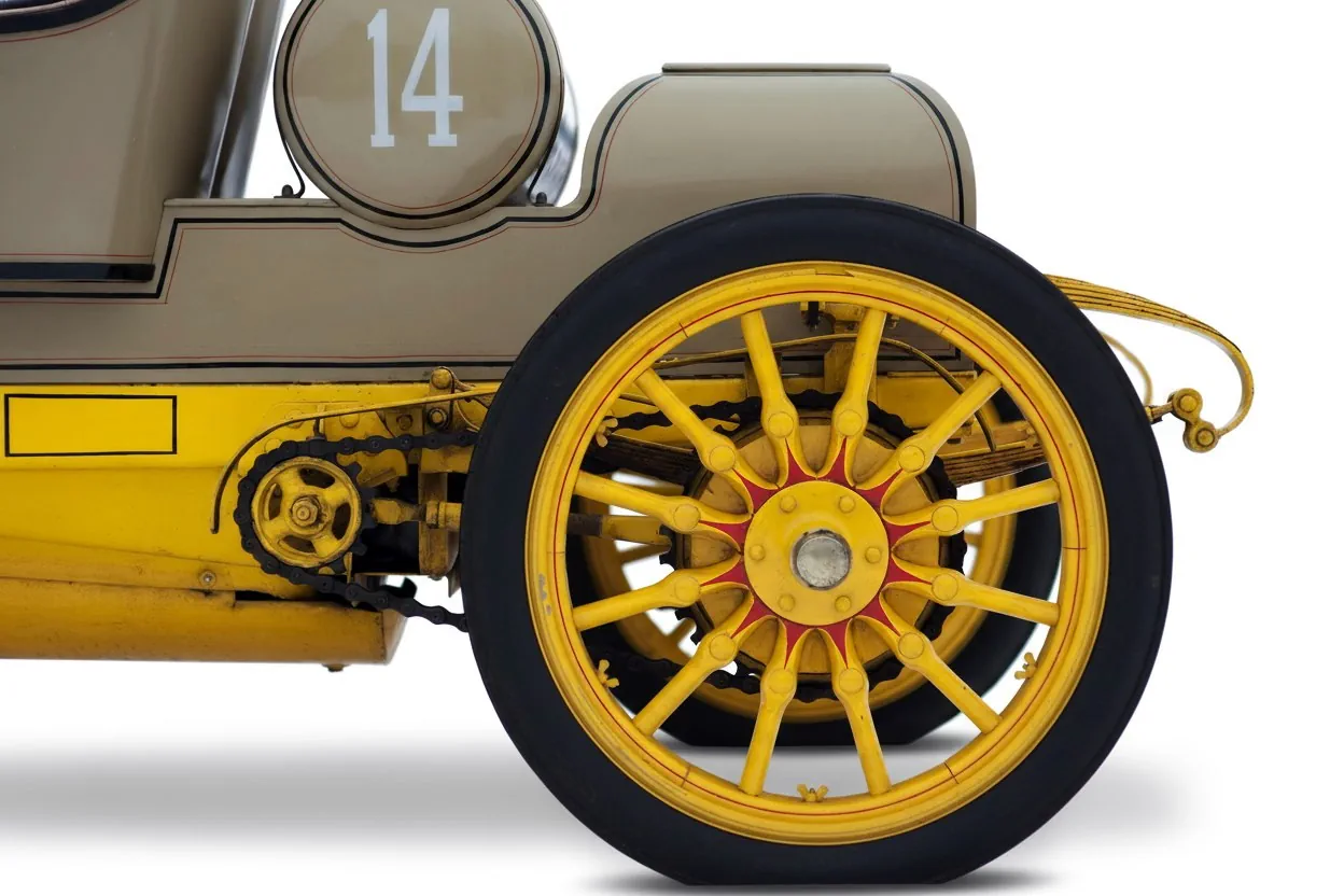 Цепная передача на задние колеса в автомобиле Delaugère & Clayette 24hp Type 4A '1904