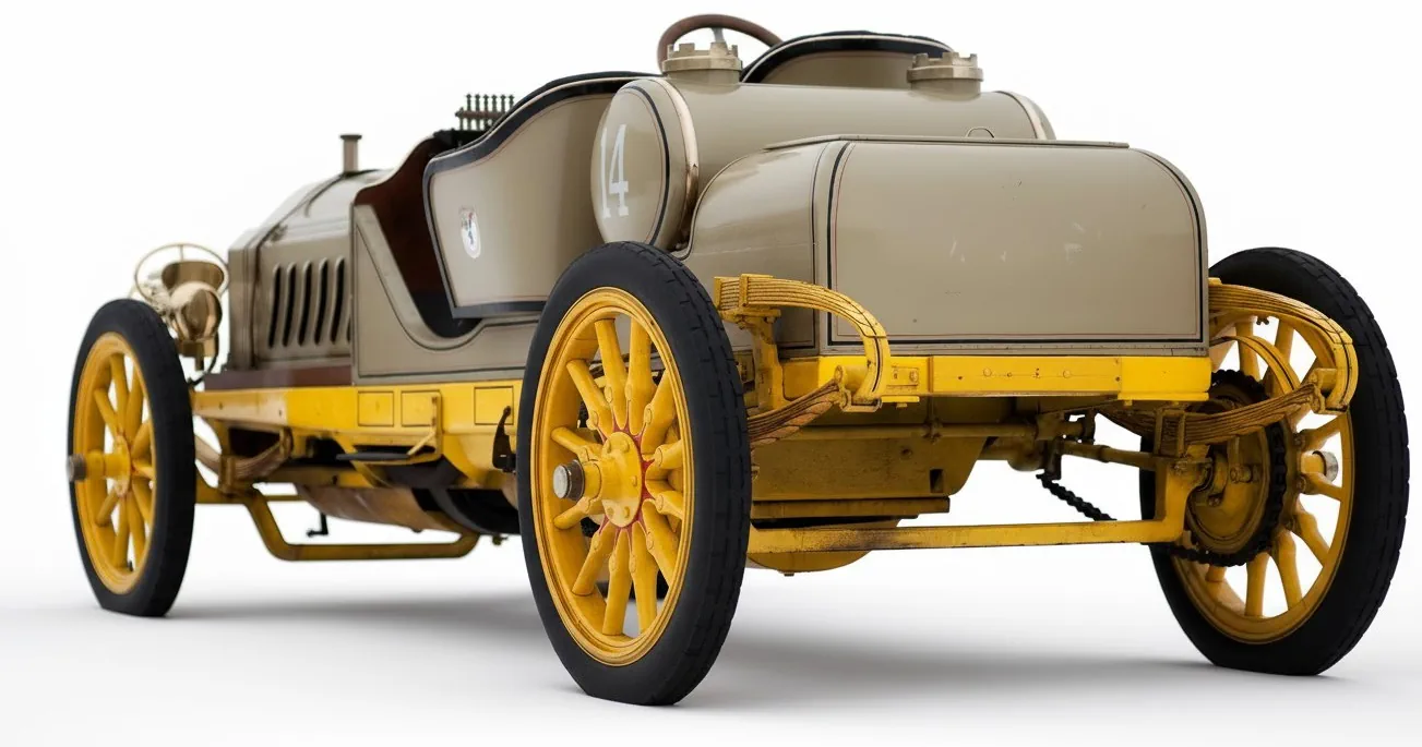 Delaugère & Clayette 24hp Type 4A '1904 вид сзади 