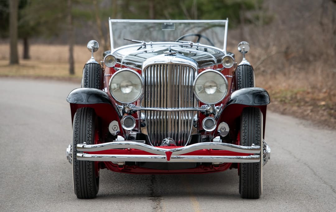 Duesenberg J 395/2414 Convertible Coupe SWB by Murphy '1931 вид спереди