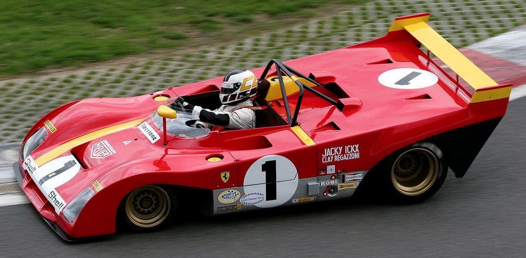 Ferrari 312 P '1972–73 вид сверху