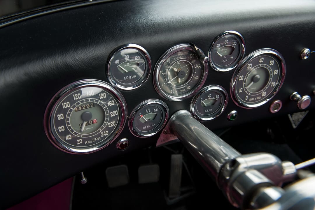 Панель приборов в салоне автомобиля Ferrari 375 America Cabriolet '1954