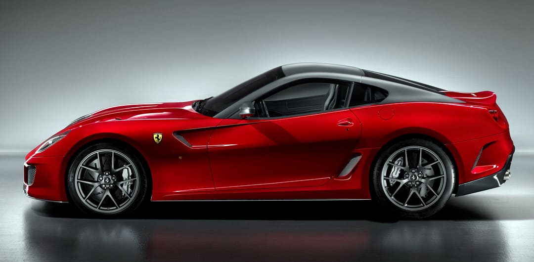 Ferrari 599 GTO '2010–12 вид сбоку