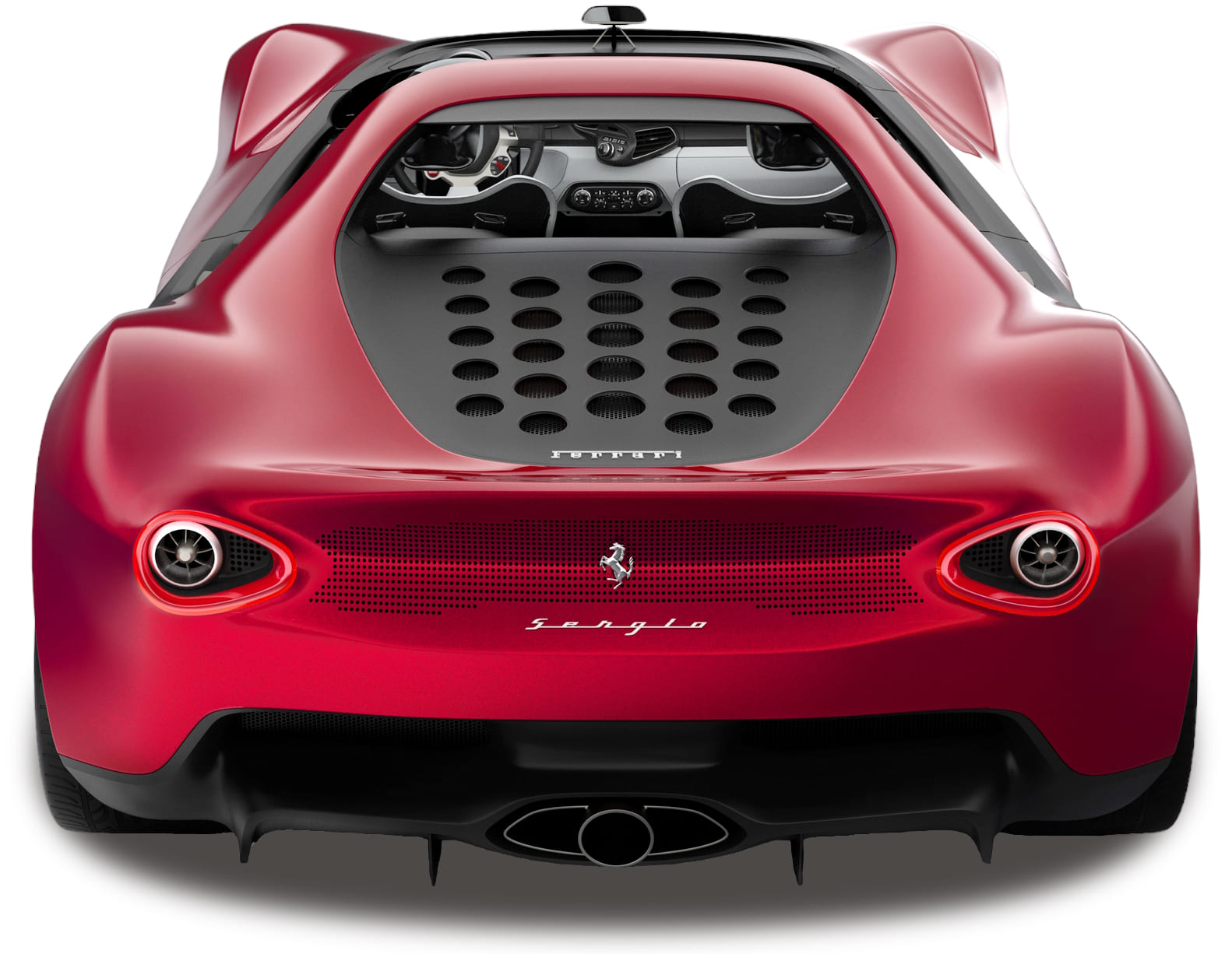 Ferrari Sergio '2013 вид сзади