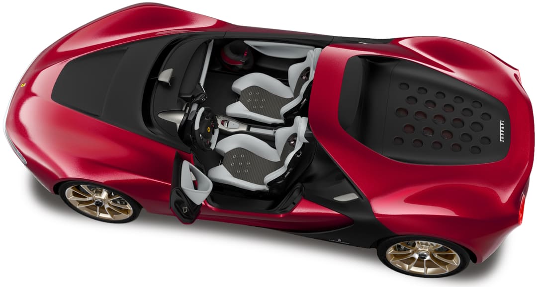Ferrari Sergio '2013 вид сверху