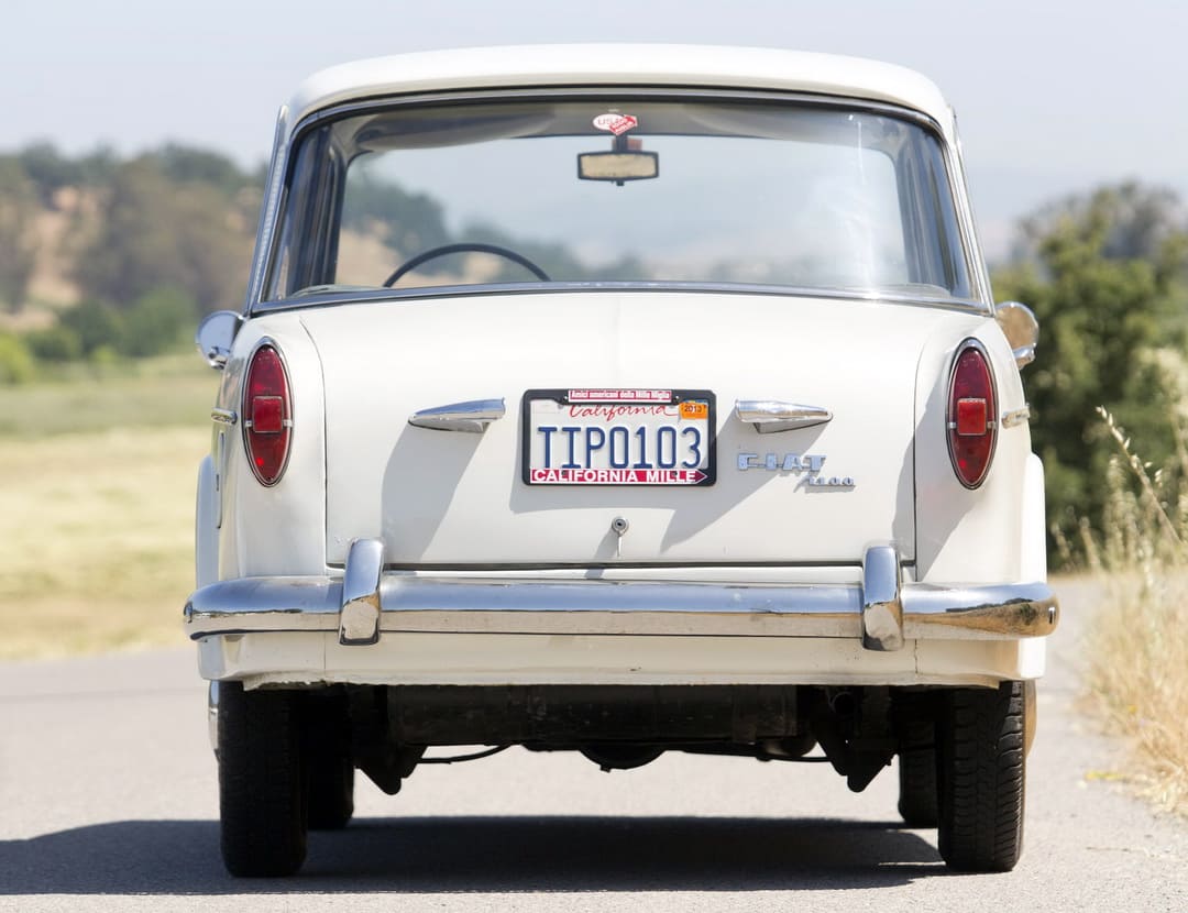 Fiat 1100 D '1962–66 вид сзади