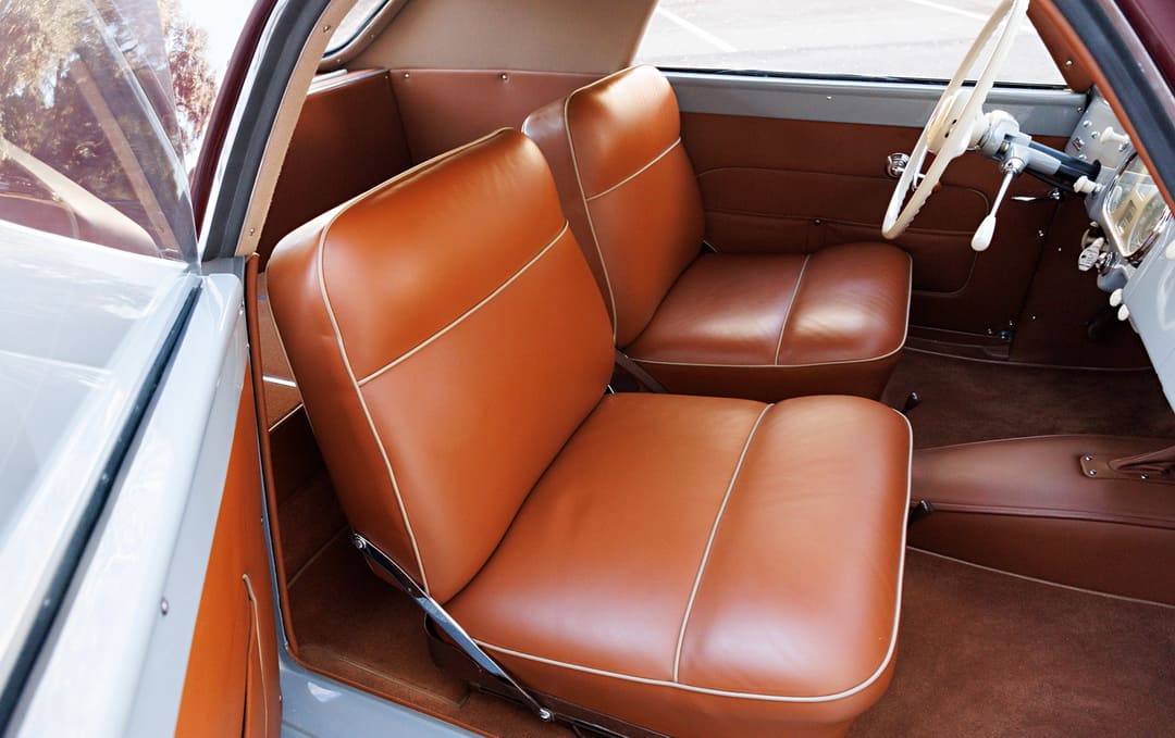 Интерьер салона автомобиля Fiat 1400 Rondine Coupe '1952