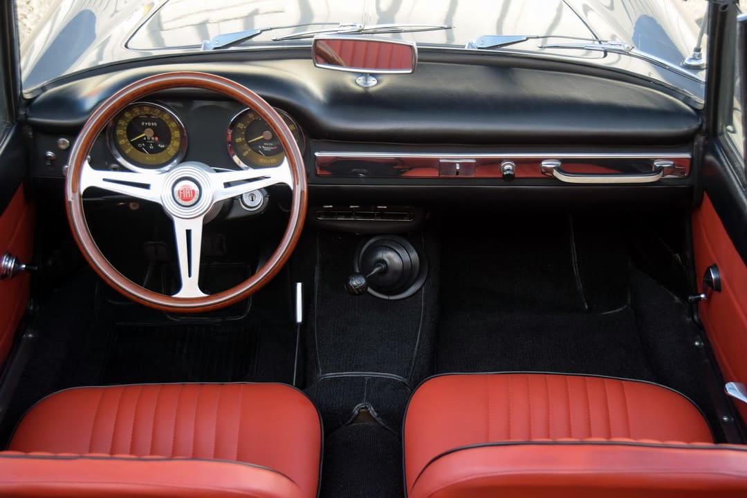 Интерьер салона кабриолета Fiat 1500 Cabriolet '1966