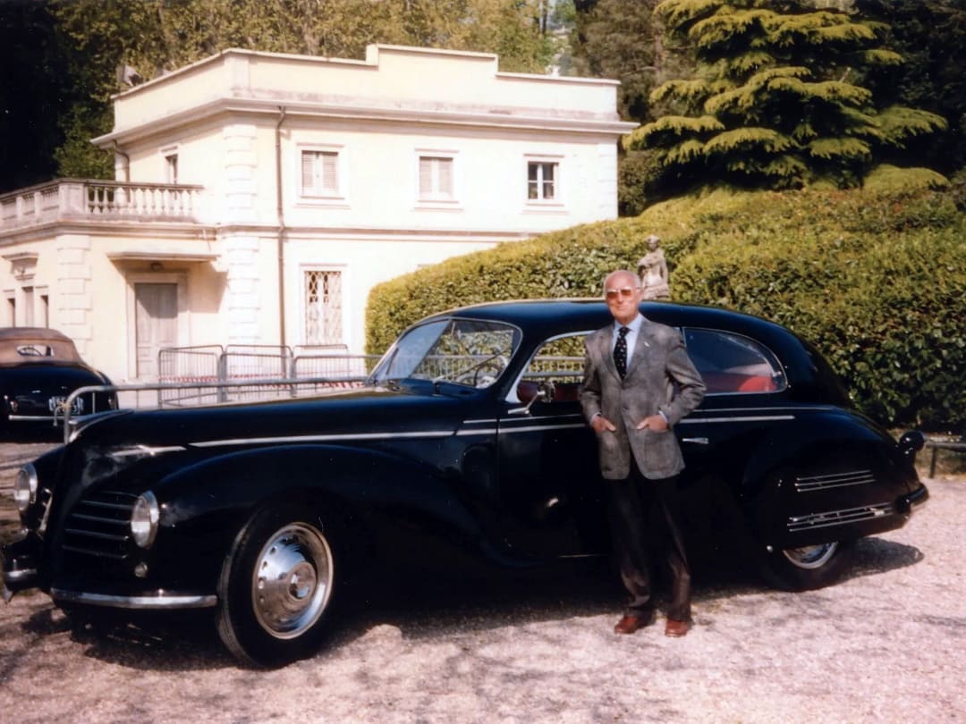 Ретро фотография автомобиля Fiat 2800 Berlinetta by Touring '1940