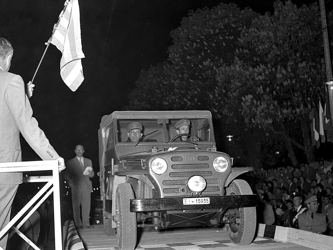 ретро фотография автомобиля Fiat Campagnola '1951–73
