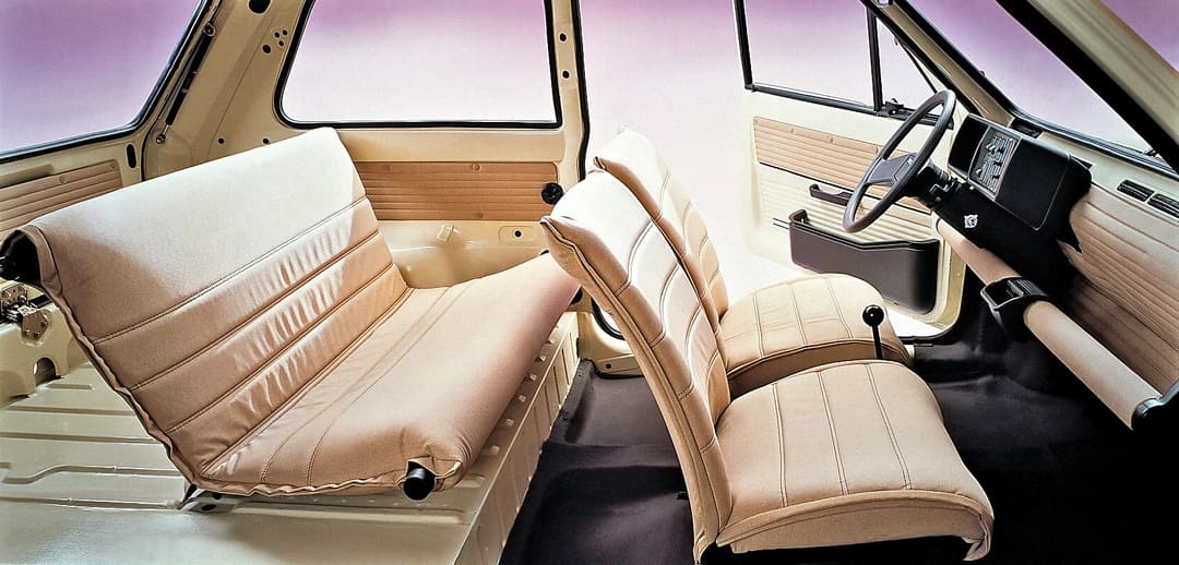 Интерьер салона автомобиля Fiat Panda 30 '1980–84