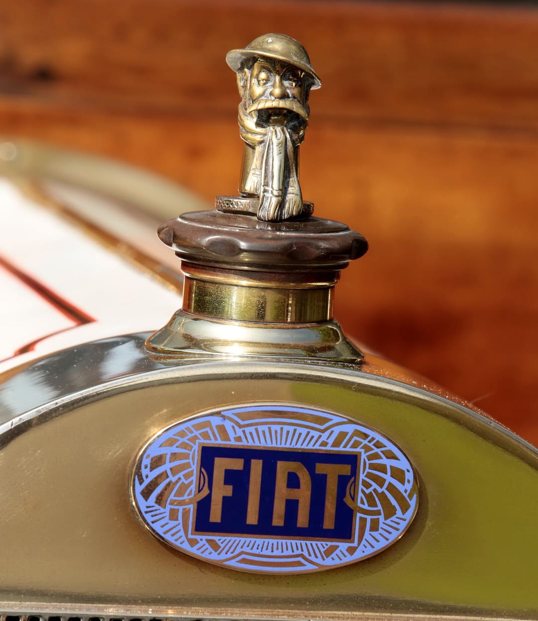 Маскот старинного автобуса Fiat Tipo 2B Station Bus '1915
