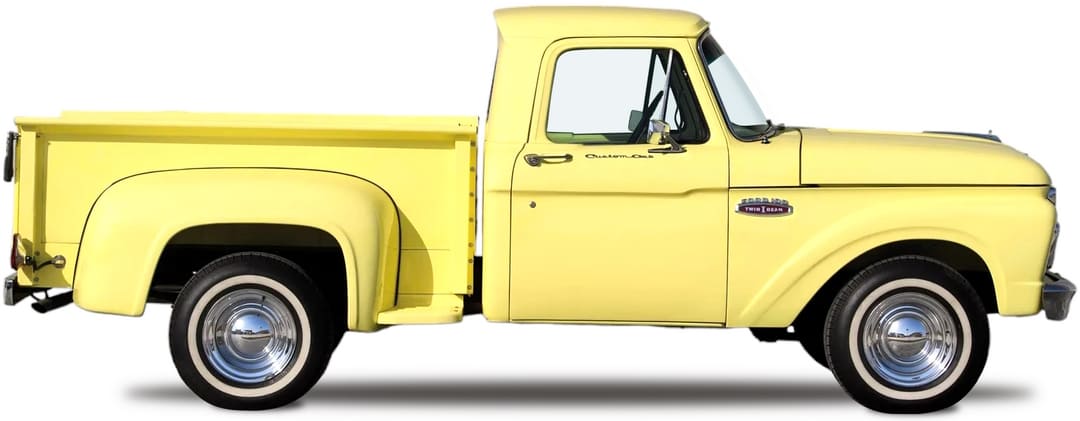 Ford F-100 Custom Cab Flareside Pickup '1965 вид сбоку