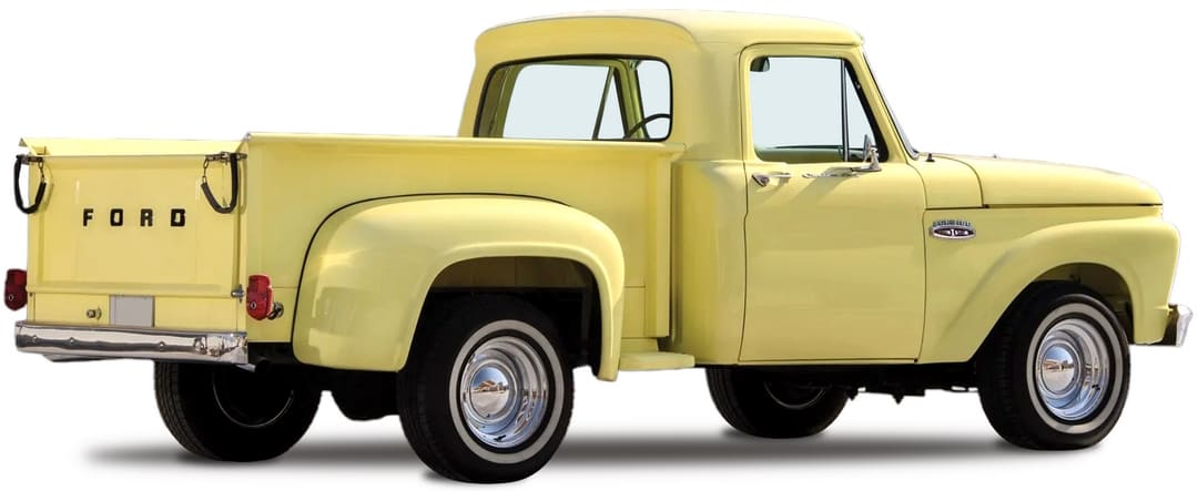 Ford F-100 Custom Cab Flareside Pickup '1965 вид сбоку