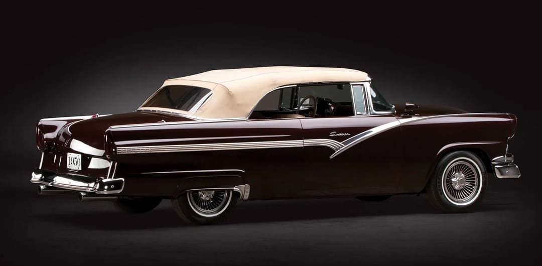 Ford Fairlane Sunliner Convertible Custom (76B) '1955 вид сбоку