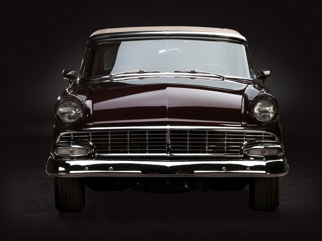 Ford Fairlane Sunliner Convertible Custom (76B) '1955 вид спереди