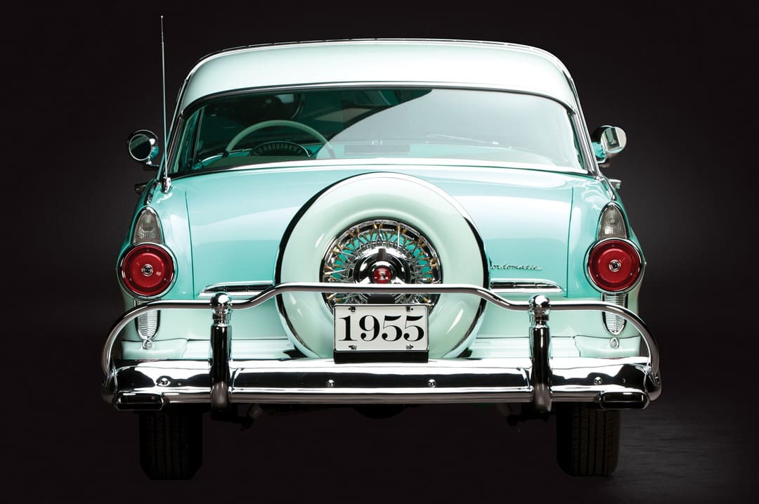 Ford Fairlane Crown Victoria Skyliner (64B) '1955 вид сзади