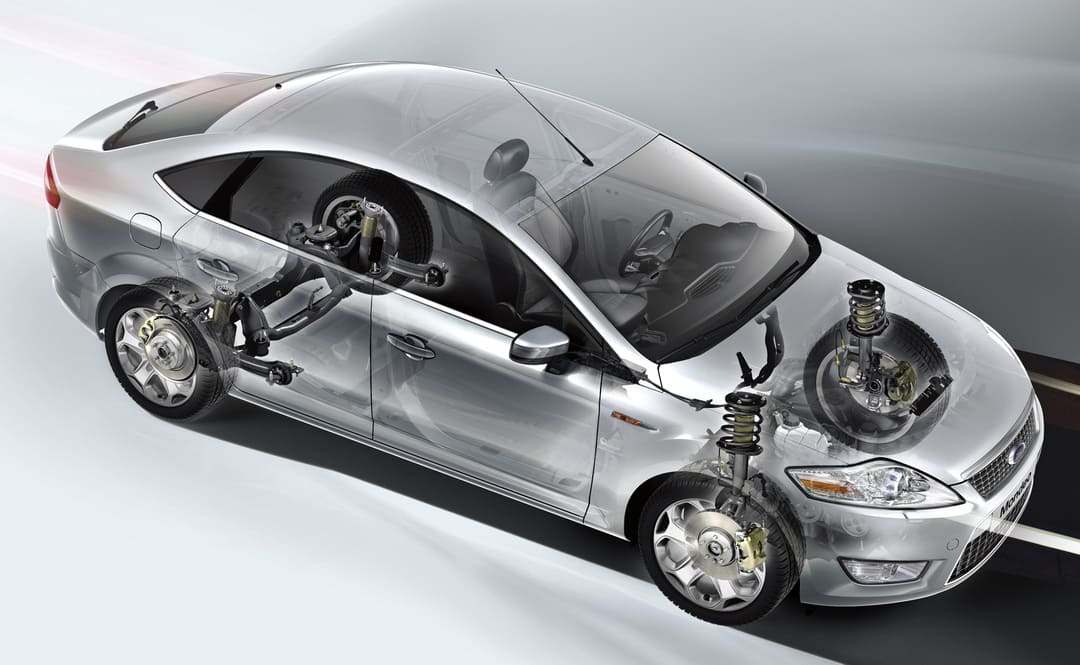 Схематическое фото внутреннего устройства автомобиля Ford Mondeo Hatchback '2007-10
