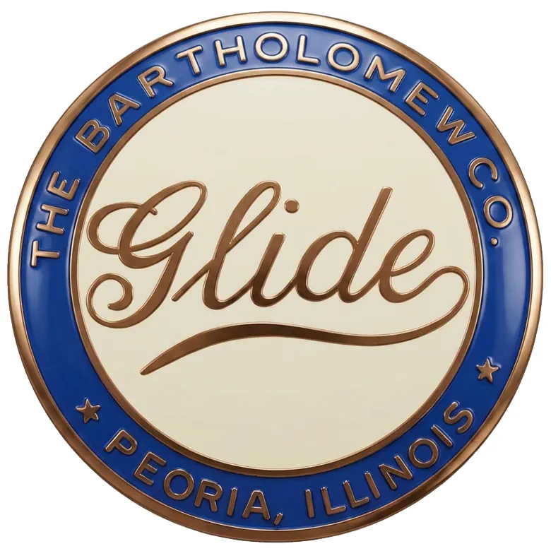 Логотип старинной автомобильной компании Glide