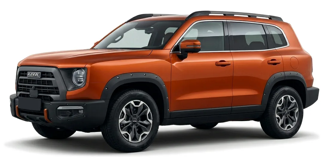 Haval Dargo X 2023 — кроссовер — белый фон