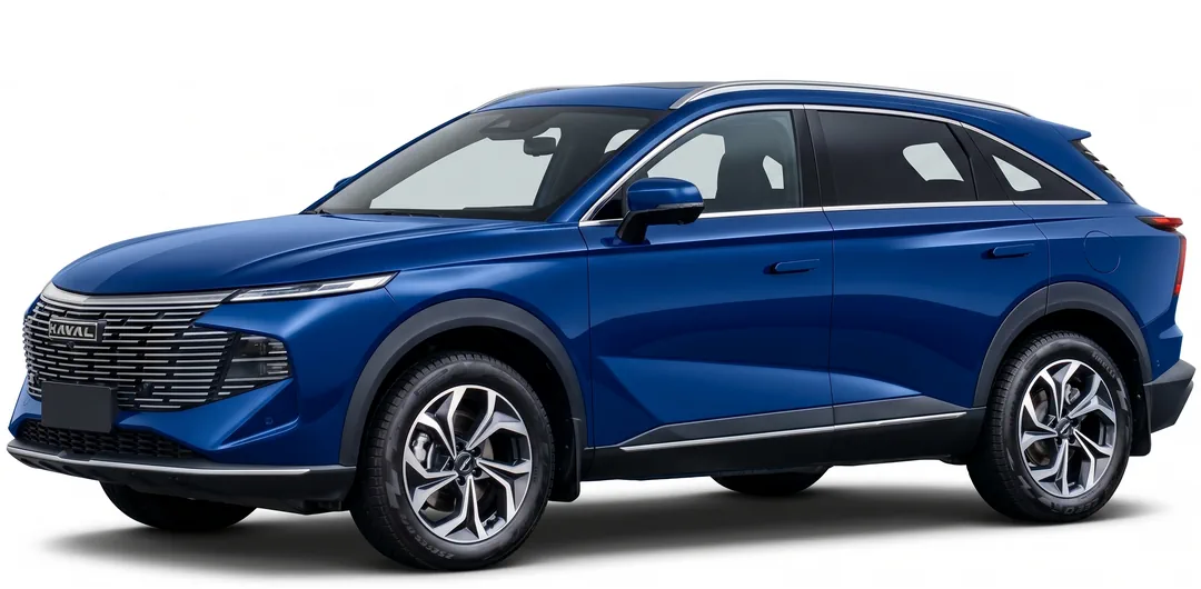 Haval F7 2024 — кроссовер — белый фон