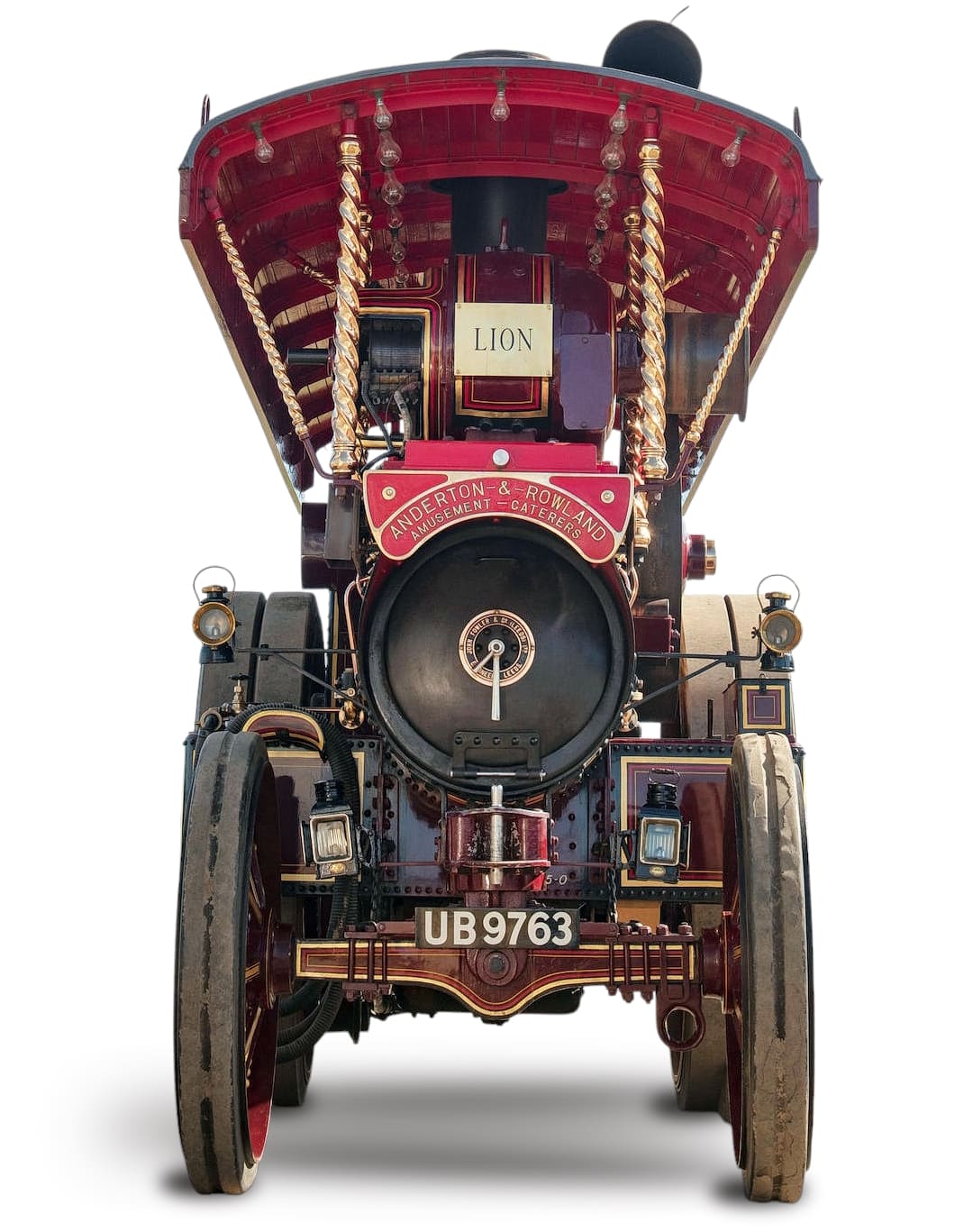 Fowler 10HP B6 Road Locomotive 'The Lion' '1932, вид спереди